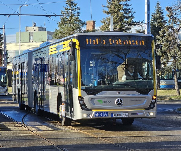 Tíz új Mercedes-Benz Conecto G szolgálatba állításával indítja az évet a DKV