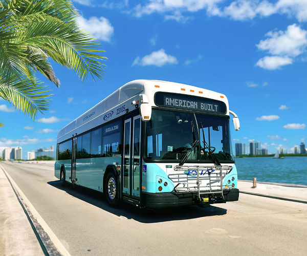 Forgalomba állt az első hat, kártérítési pénzen vásárolt Gillig villanybusz Floridában
