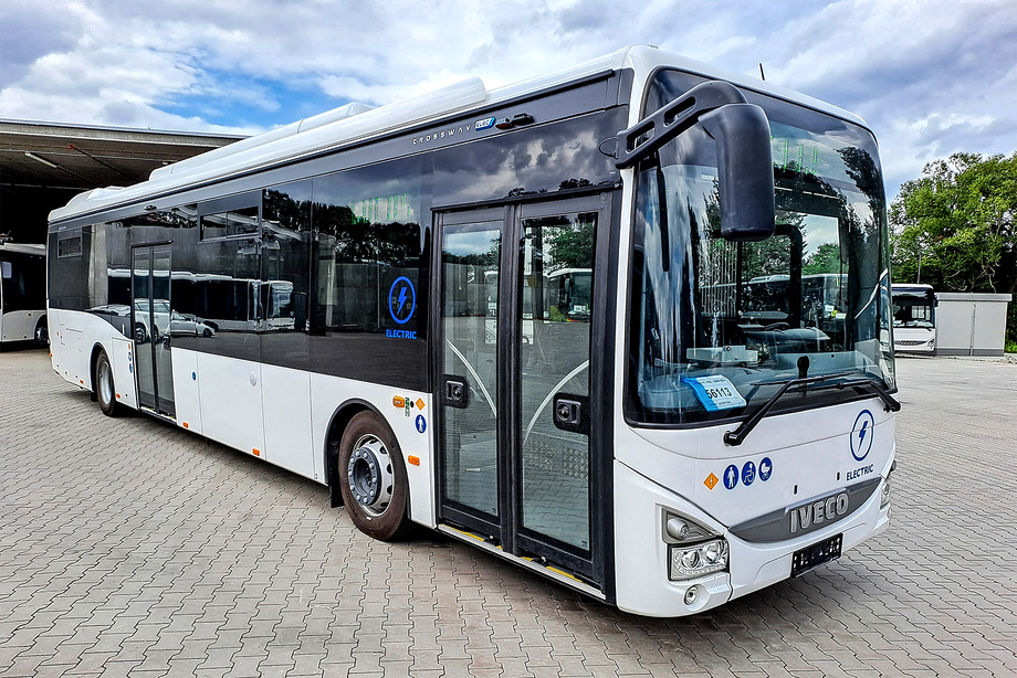 Iveco elektromos tesztbusz Szolnok Volanbusz 01
