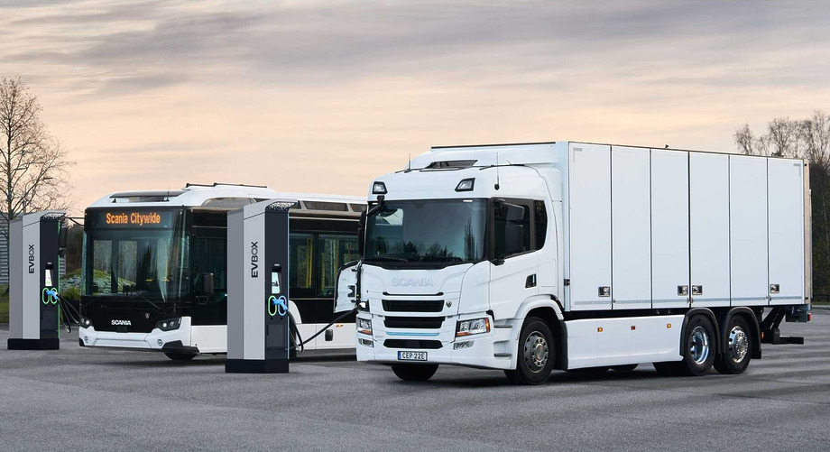 scania busz teherauto bev