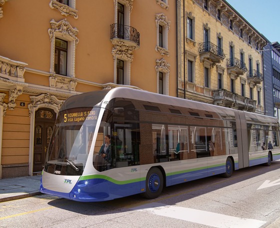 Elektromos lighTram 19 OPP csuklósokat szállít a Hess Luganóba