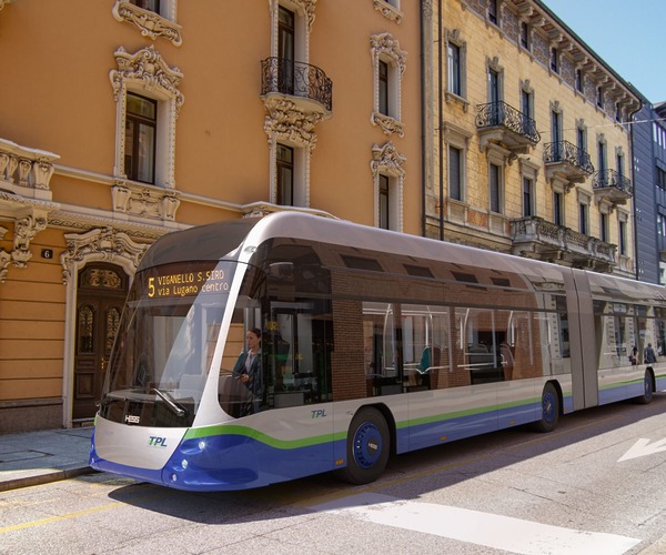 Elektromos lighTram 19 OPP csuklósokat szállít a Hess Luganóba