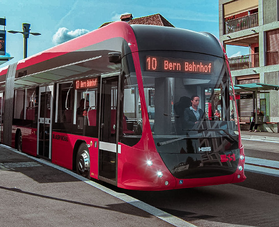 Újabb 13 duplacsuklós Hess trolibuszt állít forgalomba Svájc fővárosa