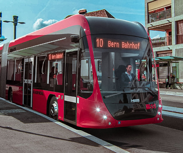 Újabb 13 duplacsuklós Hess trolibuszt állít forgalomba Svájc fővárosa