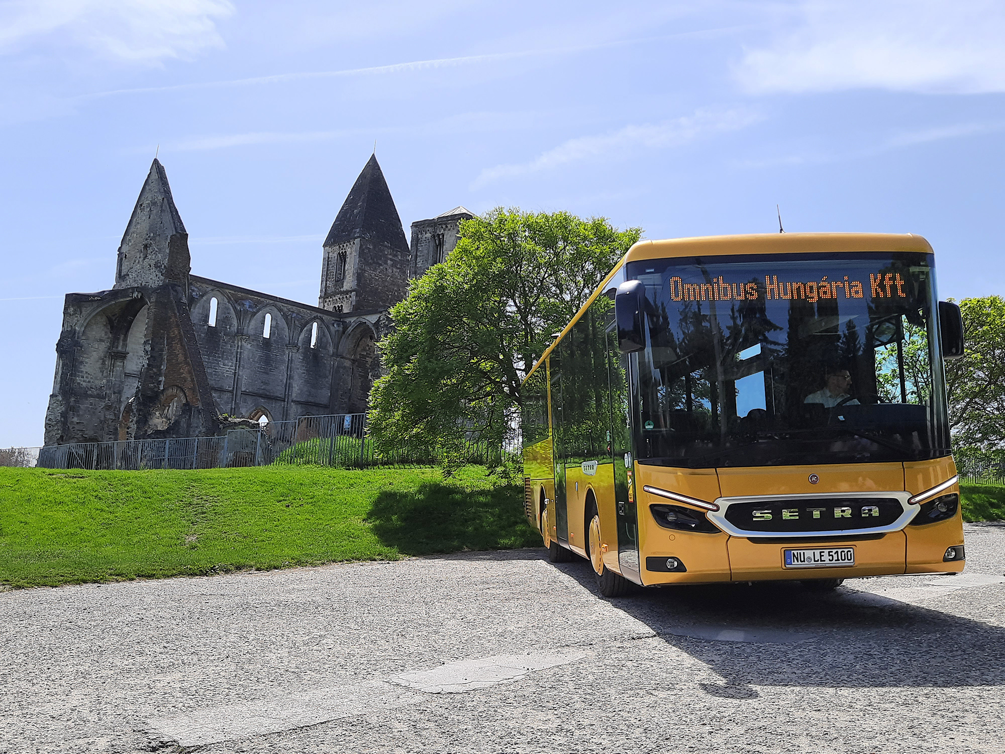 Mézarany ékszerdoboz - Setra S 510 LE hybrid menetpróba