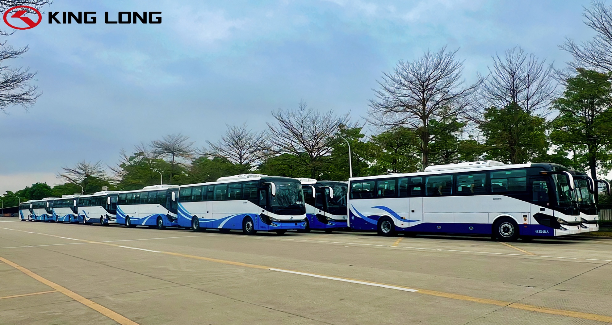 Kétszáz darab tisztán elektromos hajtású távolsági buszt szállított Vuhanba a King Long