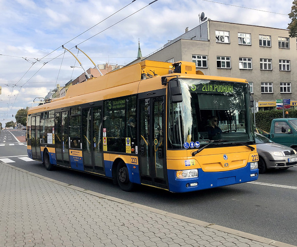 Beváltak az önjáró trolibuszok a csehországi Zlínben