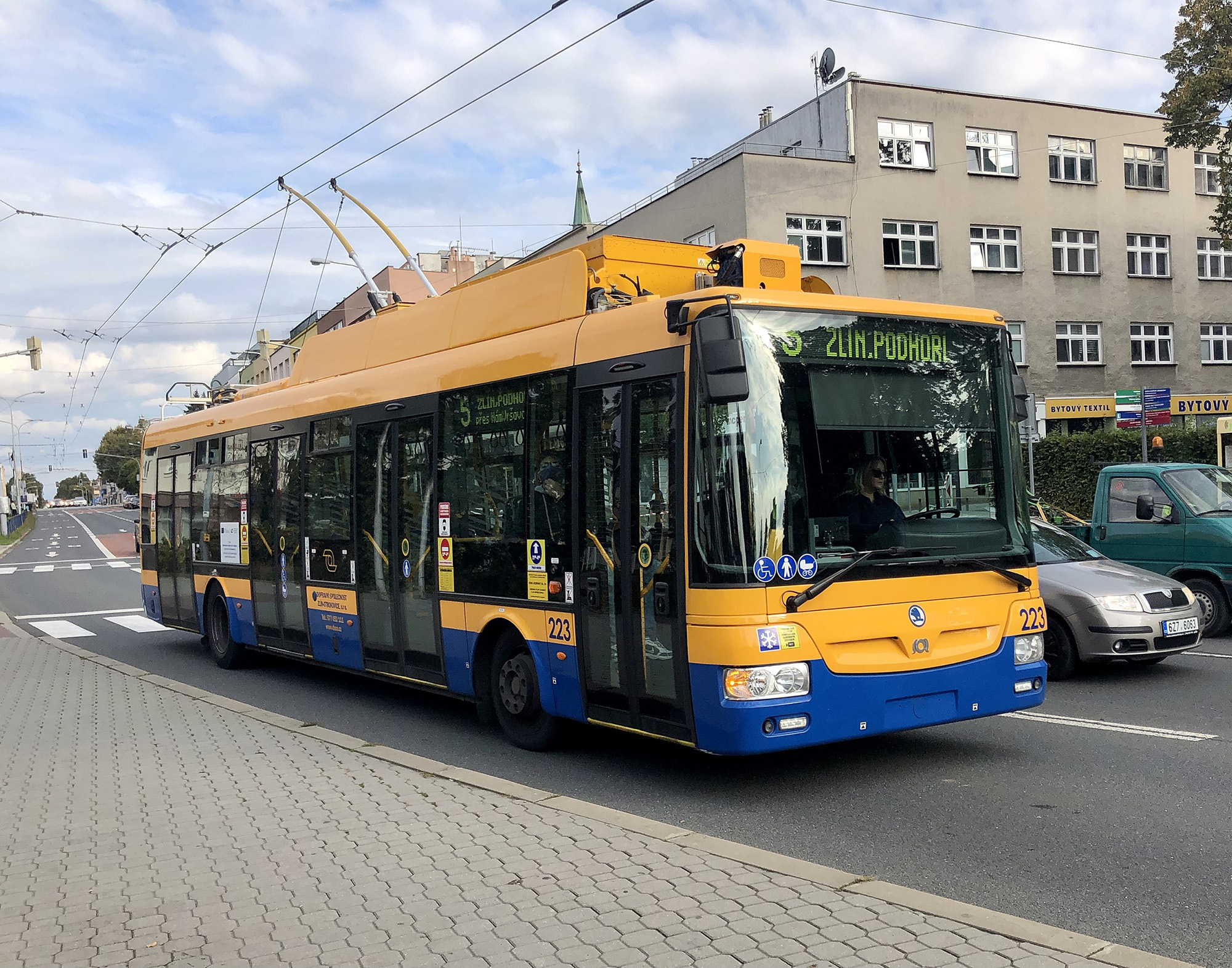 Beváltak az önjáró trolibuszok a csehországi Zlínben