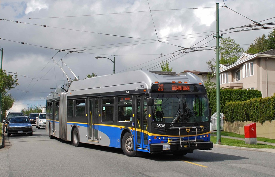Ötszáztizenkét darabos gigatendert írt ki önjáró trolibuszokra Vancouver 1 Vancouver trolley bus New Flyer E60LFR