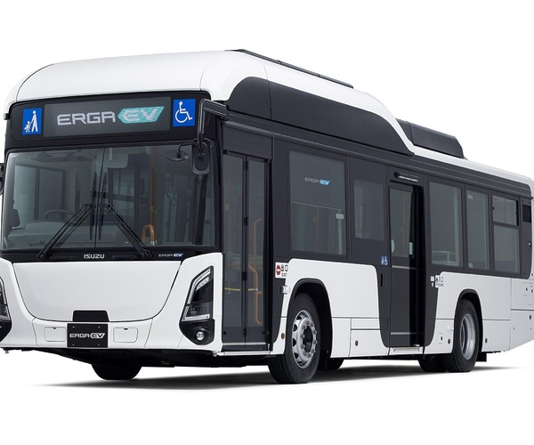 Már rendelhető Japánban az Isuzu Erga EV villanybusz