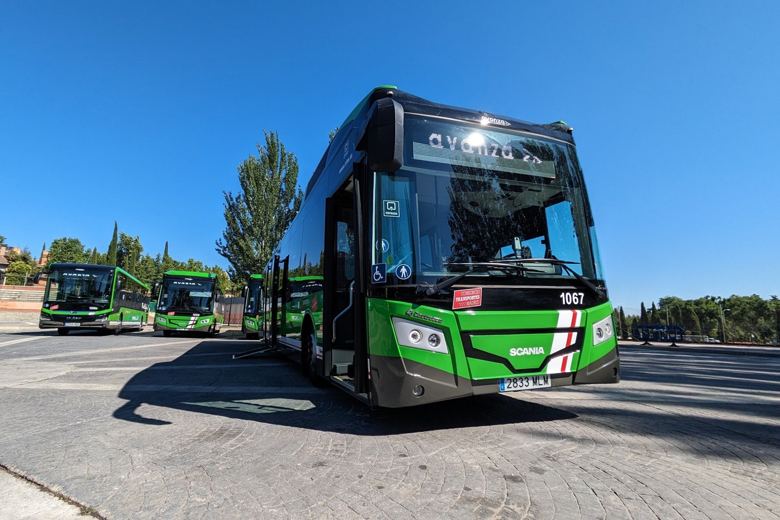 Scania alvázas hibrid hajtású Castrosua és Irizar autóbuszok érkeztek Madrid vonzáskörzetébe