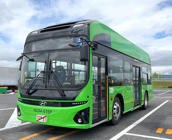 A japán piacra is belép elektromos városi busztípusával a Hyundai