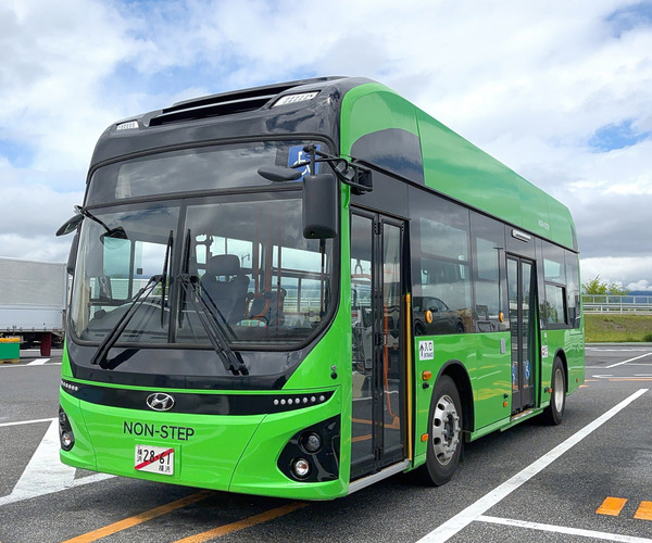 A japán piacra is belép elektromos városi busztípusával a Hyundai