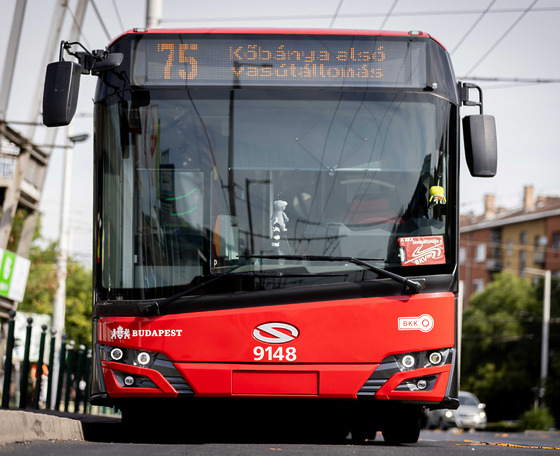 Szombattól hosszabb útvonalon jár a 75-ös trolibusz Budapesten
