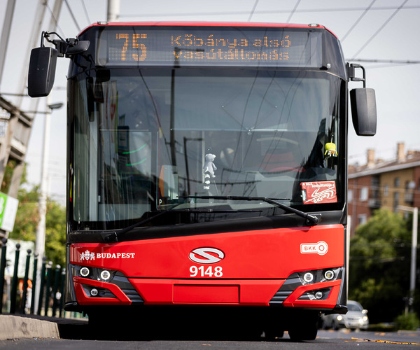 Szombattól hosszabb útvonalon jár a 75-ös trolibusz Budapesten
