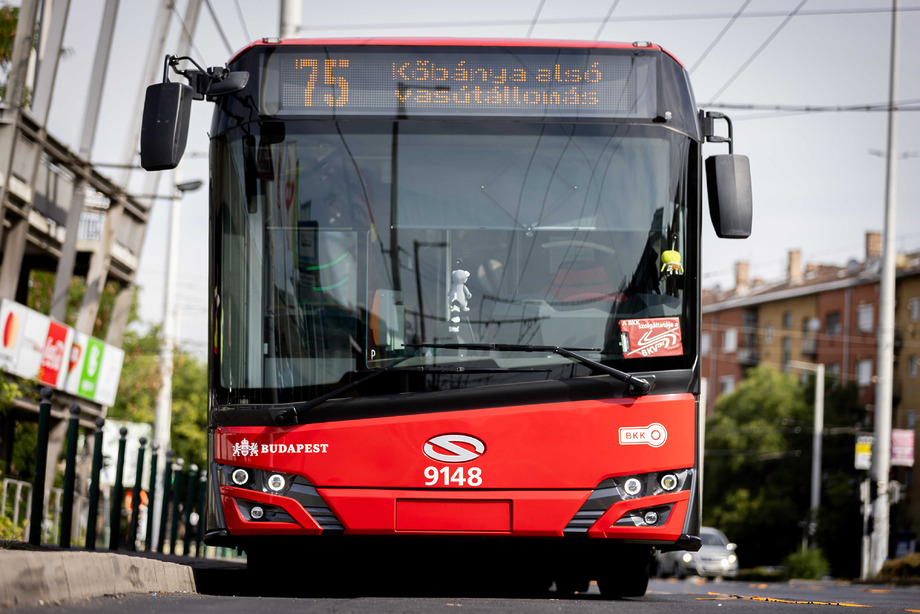 Szombattól hosszabb útvonalon jár a 75-ös trolibusz Budapesten