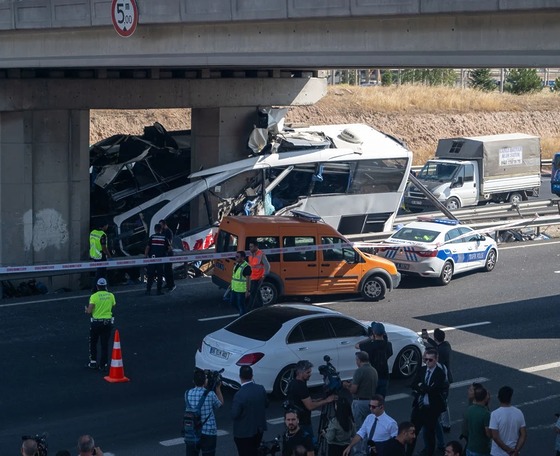 Horrorba illő buszbaleset történt Törökországban