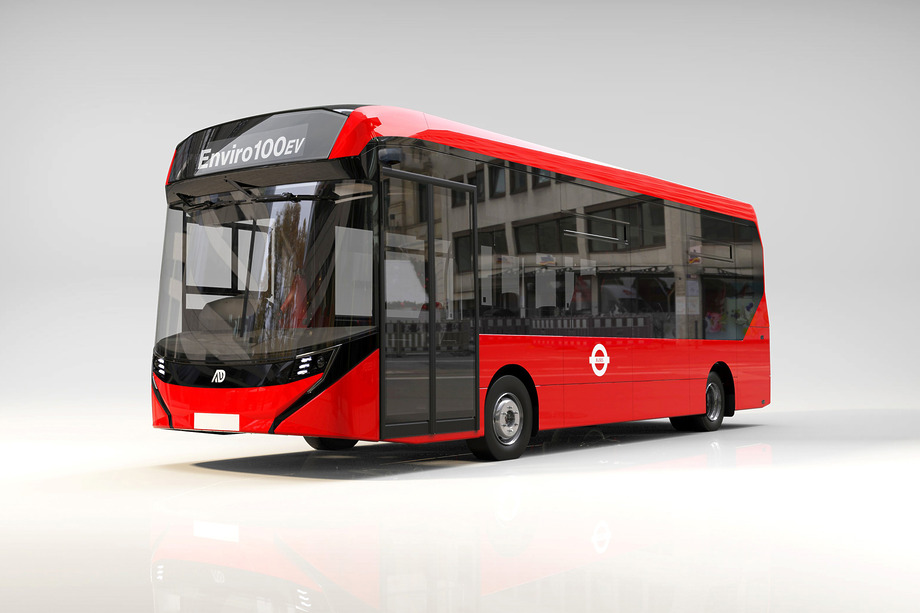 Alexander Dennis Enviro100EV for London cimlapkep