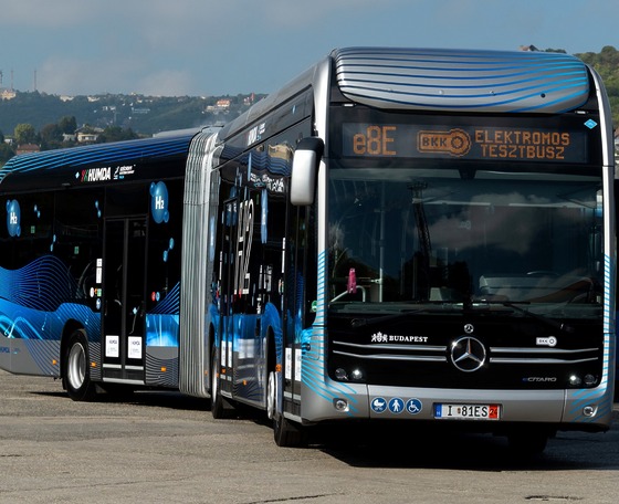 A Volánnál folytatódnak a hatótávnövelős eCitaro G fuel cell tesztfutásai