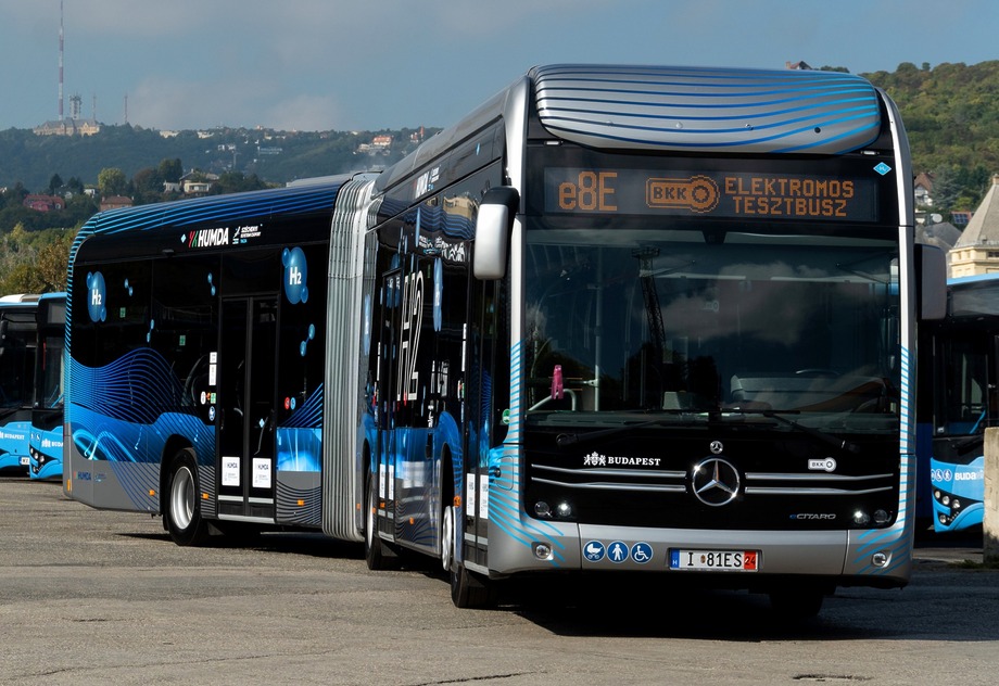 A Volánnál folytatódnak a hatótávnövelős eCitaro G fuel cell tesztfutásai