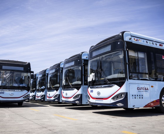 Száz új elektromos autóbuszt szállított Uruguay fővárosába a Higer