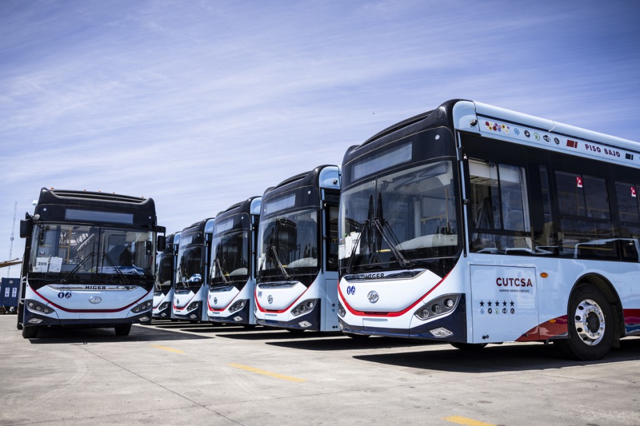 Száz új elektromos autóbuszt szállított Uruguay fővárosába a Higer 1 20241212163536130