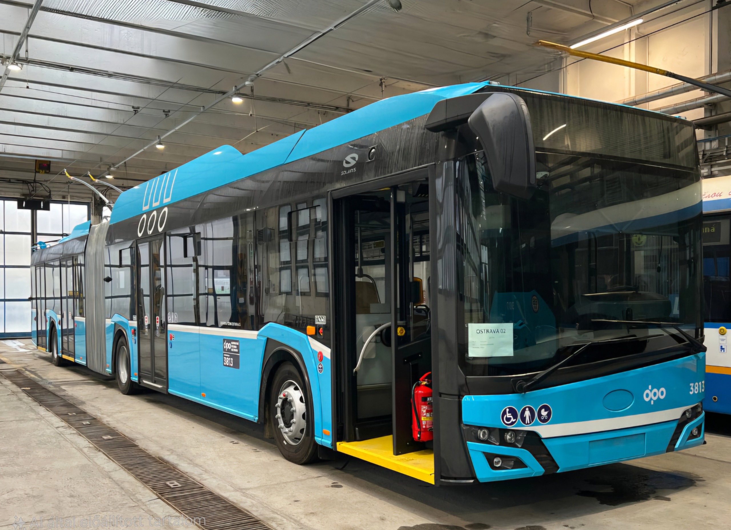 "Hazatértek" Ostrava vadonatúj Škoda 27 Tr trolijai