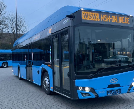 Ismét Solaris hidrogénbuszok érkeznek Wuppertalba