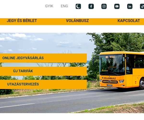 Január 1-je után már csak korlátozott ideig frissül a volanbusz.hu