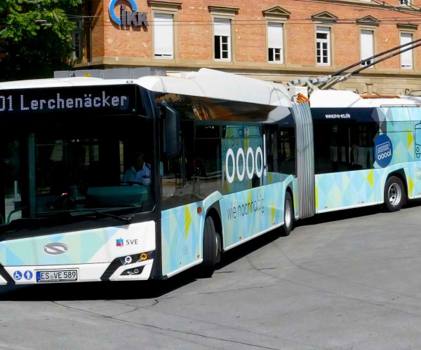 Önjáró trolibuszokkal váltja ki teljes dízelflottáját Esslingen am Neckar