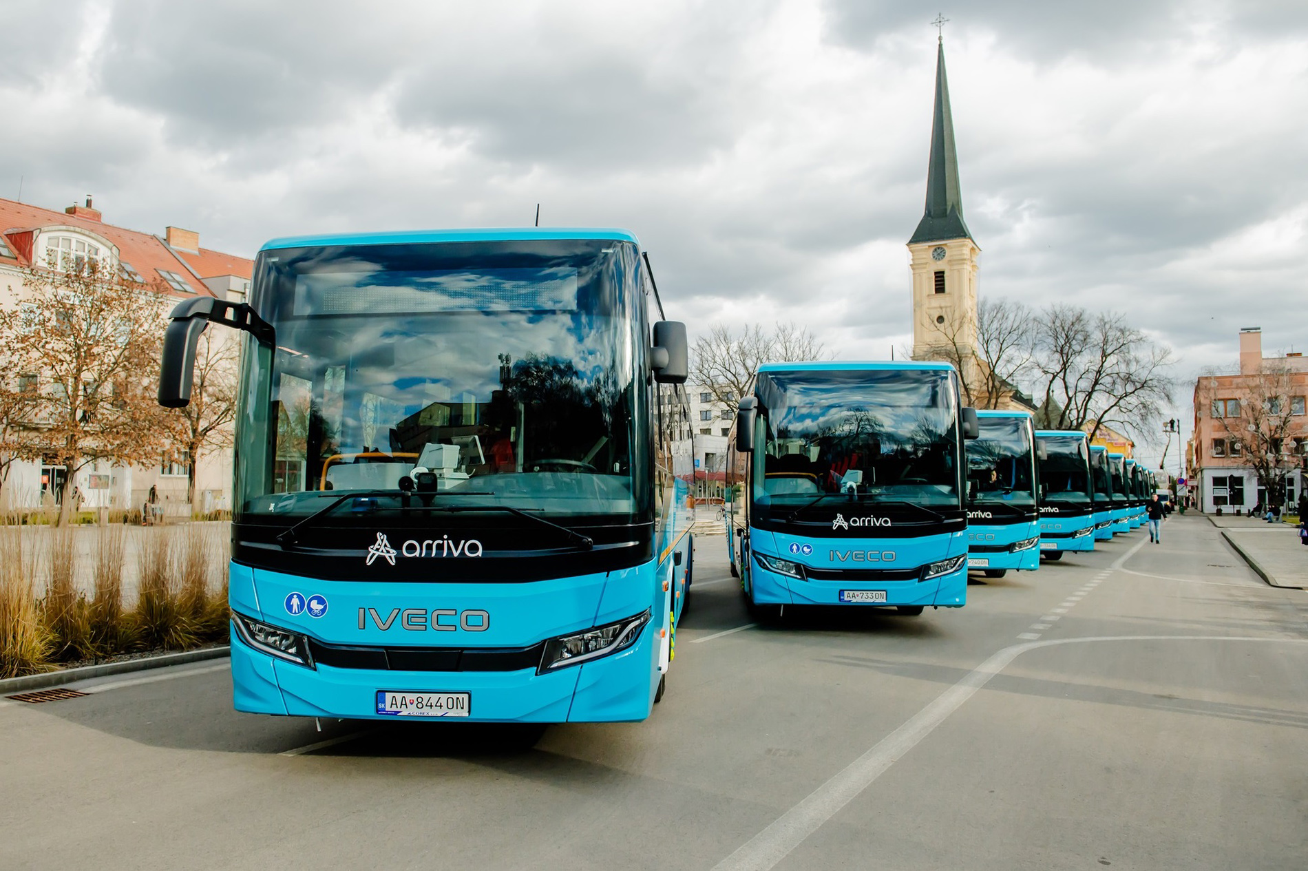 Újabb Iveco Crossway autóbuszokat állít forgalomba Nyitra térségében az Arriva