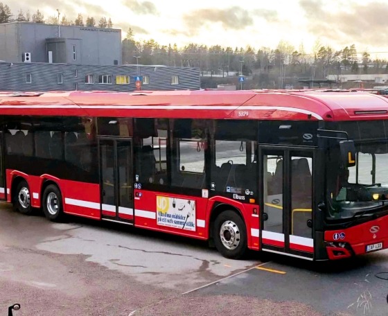 Februárban 55 darab háromtengelyes elektromos Urbino áll forgalomba Stockholm környékén