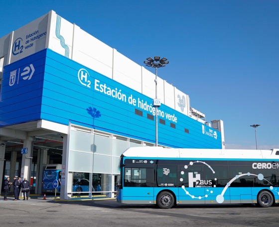 Elkészült az EMT Madrid saját hidrogén-töltőállomása