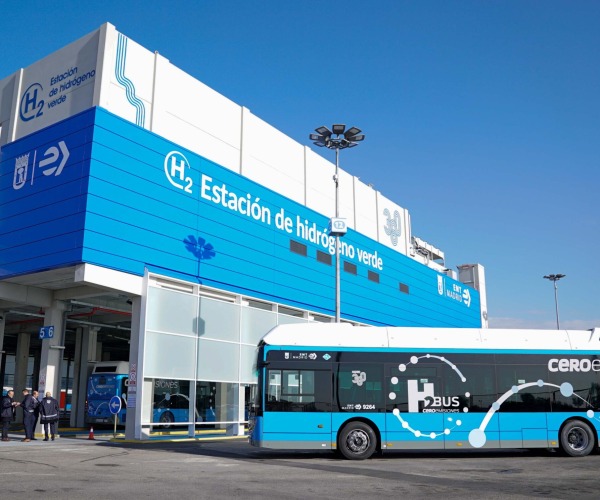 Elkészült az EMT Madrid saját hidrogén-töltőállomása