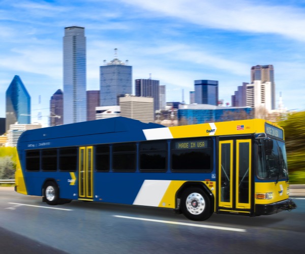 Dallas közlekedési vállalata 476 darab gázüzemű Gillig autóbuszt vásárol