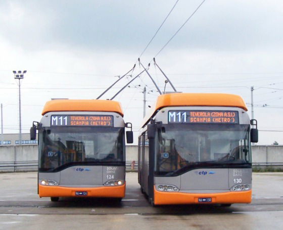 Budapesten kezd új életet hat nápolyi Ganz-Solaris Trollino trolibusz