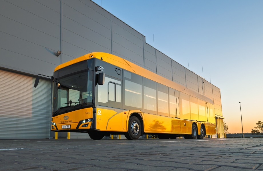 A Solaris tovább erősíti jelenlétét Svédországban háromtengelyes elektromos buszával