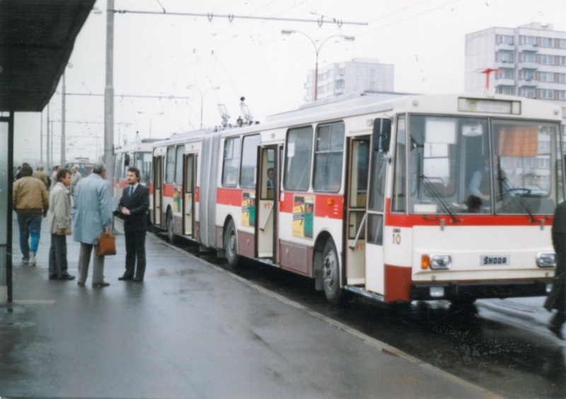 Harmincnégy év után búcsúznak az utolsó cseh várostól is a Škoda 15 Tr trolibuszok 3 3