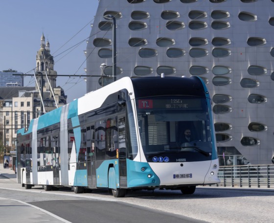 Visszatértek a trolibuszok a franciaországi Nancyba