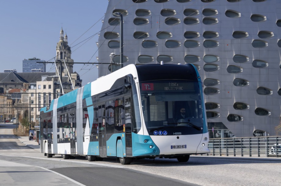 Visszatértek a trolibuszok a franciaországi Nancyba