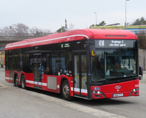 Tovább bővült a Solaris Urbino 15 LE electric svéd rendelésállománya: 81 példányt rendelt a VR