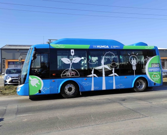 Mintegy 5800 kilométert teljesített bajai tesztüzeme során a Ganz-SOR EBN8 prototípusa