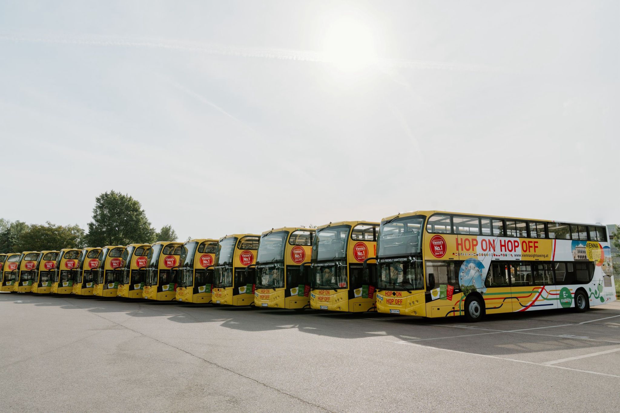 Kizárólag elektromos városnéző buszokkal szolgáltat a jövőben a Vienna Sightseeing