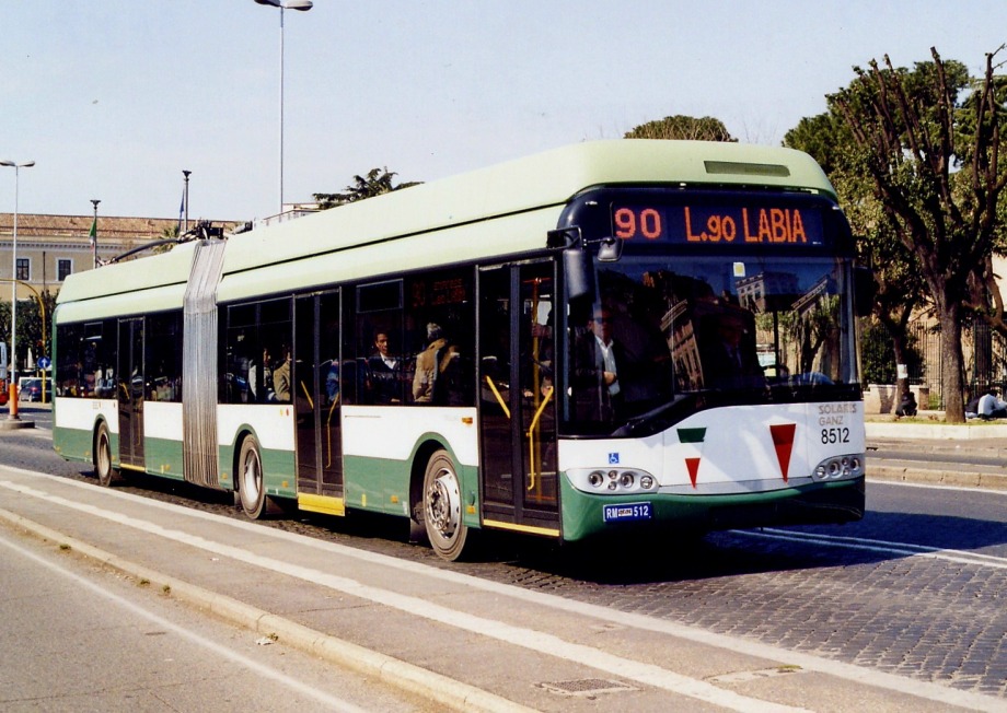 Az IMC technológia hozta el a trolibusz újraértelmezését 4 ATAC Solaris Ganz Trollino 8512