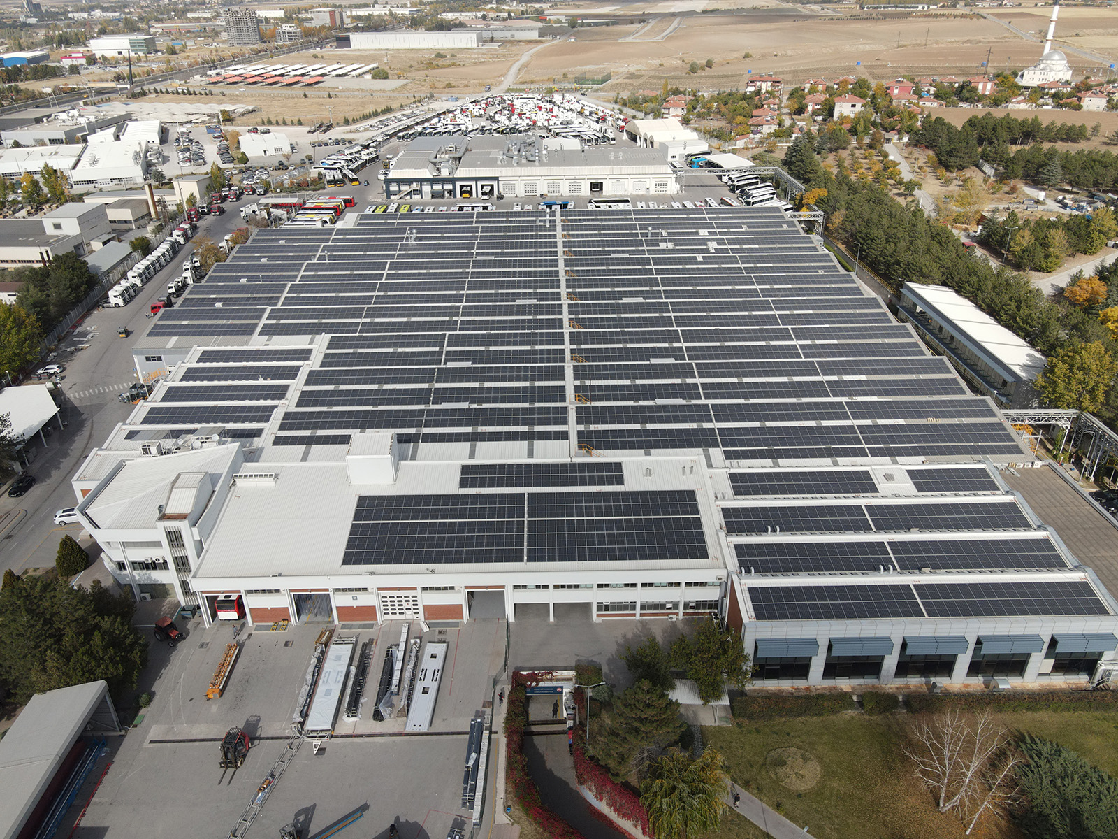 Az MAN ankarai gyára madártávlatból