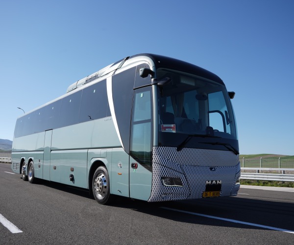 Ankarában próbáltuk ki az MAN elektromos turistabuszának prototípusát