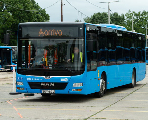 Második alkalommal rendezték meg az ArrivaBus járművezetőinek ügyességi versenyét
