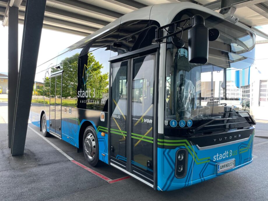 Yutong-premier Ausztriában: Amstettenben állnak forgalomba az ország első Yutong villanybuszai