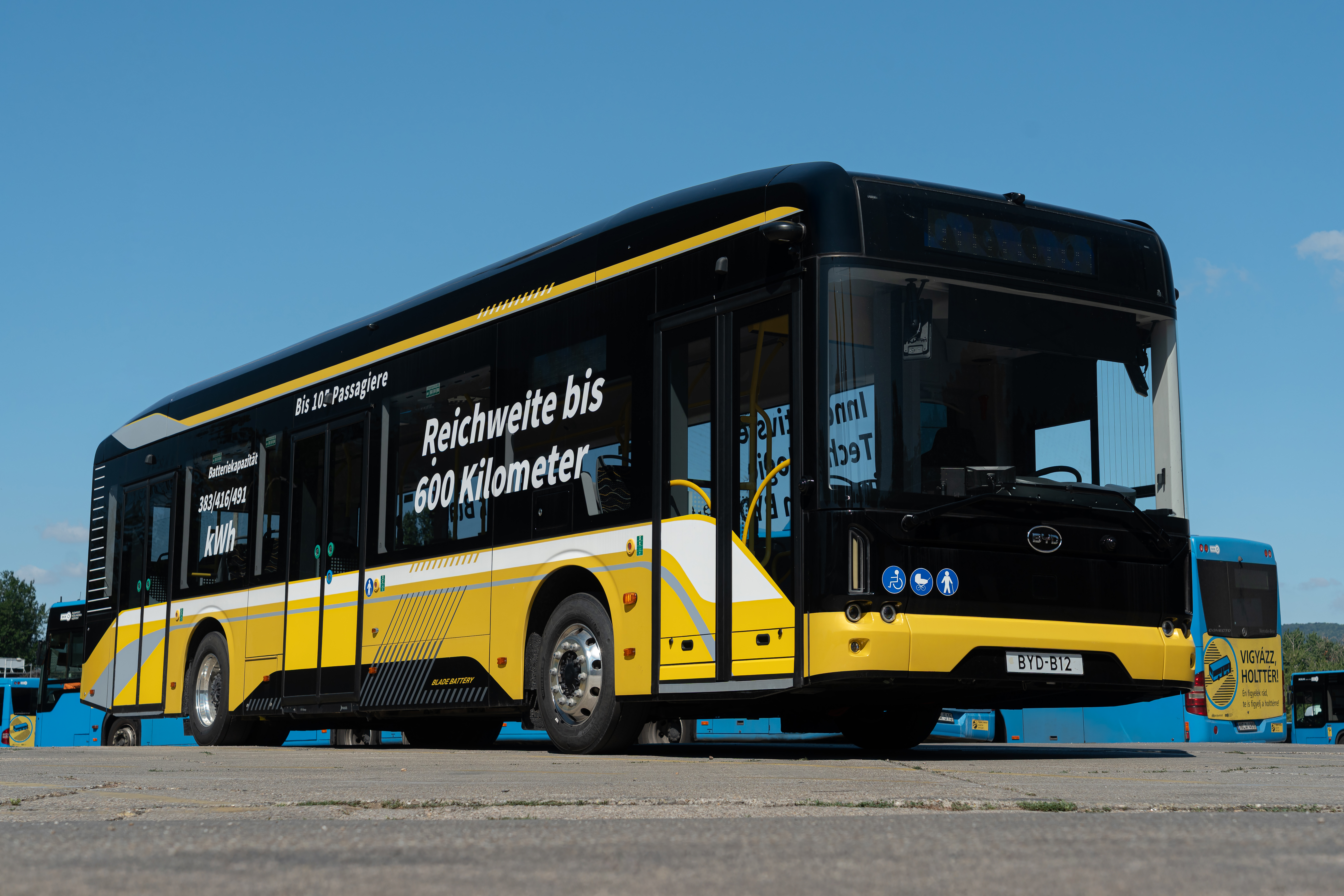 Egy BYD eBus B12 tesztelésével készül új elektromos flottája üzemeltetésére az ArrivaBus