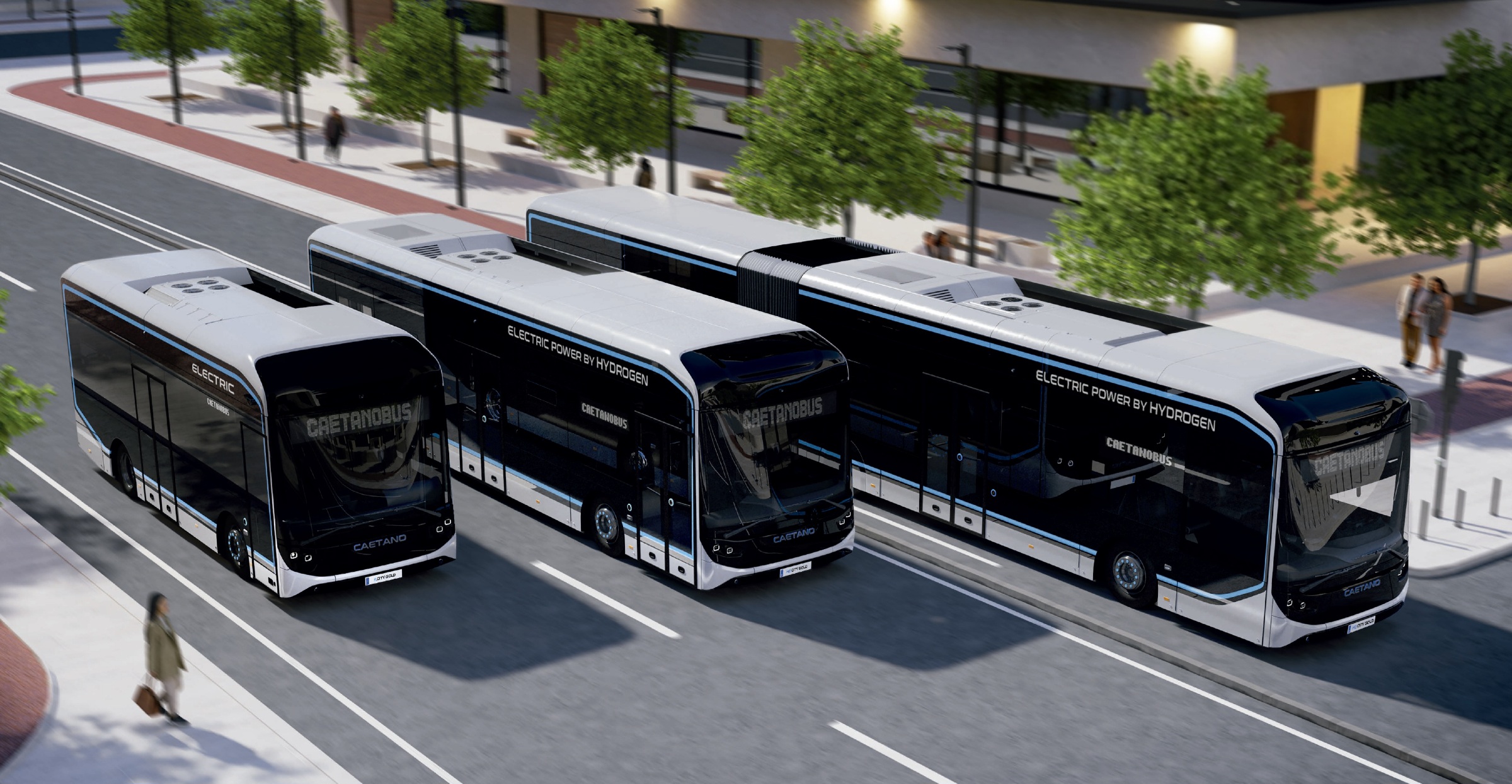 A CRRC-vel közösen fejleszt zéró emissziós buszcsaládot a CaetanoBus
